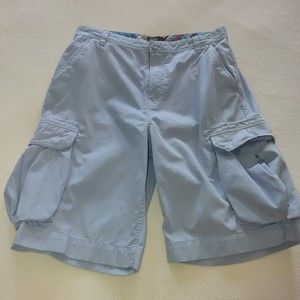 Polo Ralph Lauren Cargo Shorts Youth Boy's Size 20 Flat Front Chinos Blue